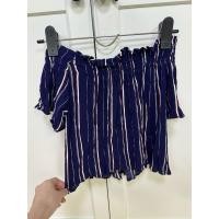 ราคา used once เสื้อปาดไหล่pull & bear (23985670752)