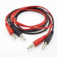 ราคา 4mm Banana Plug Male to Banana Plug dual end test lead cable for Multimeter Test 2เส้น (29724899618)