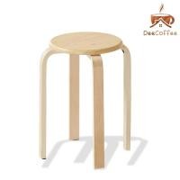 ราคา เก้าอี้ไม้ เก้าอี้กลม wooden chair ทรงมินิมอล วัสดุไม้แข็งแรง รองรับน้ำหนักได้ดี Dee Coffee (11010255372)