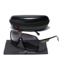 ราคา CARRERA แว่นกันแดด Retro Square กรอบขนาดใหญ่ สำหรับทั้งผู้ชายและผู้หญิง ป้องกันรังสียูวี UV400 เหมาะกับการขับรถและการใช้งานกลางแจ้ง (40765326759)