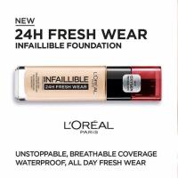 ราคา L'OREAL INFALLIBLE 24h fresh wear รองพื้นลอรีอัลรุ่นฝาแดง ของแท้ 100% (451459296)