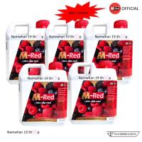 ราคา แพ็ค แกลลอน 1 ลิตร แพ็ค 5 แกลลอน !! M- Red (เอ็ม-เรด) น้ำหวานกลิ่นผลไม้รวมเข้มข้น บรรจุ 1 ลิตร (23055378240)