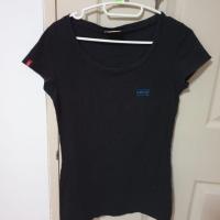 ราคา เสื้อยืดลีวาย สีดำ ไซร์s -m (2298596223)