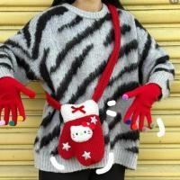 ราคา [พร้อมส่ง! ] Christmas กระเป๋าคริสมาส+คิตตี้ ใบใหญ่จุกของได้เยอะ น่ารักมาก (29267471605)