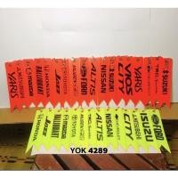 ราคา ริบบิ้นห้อยท้ายรถยนต์ขนาดยาว15cmใส่ได้กับรถยนต์ทุกรุ่นราคาต่อชิ้นกันรถคันอื่นมาชนท้ายรถยนต์ (8195445377)