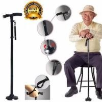 ราคา Trusty cane ไม้เท้าพับได้ ไม้เท้าช่วยพยุงเดิน สำหรับผู้สูงอายุ (652708502)