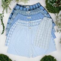 ราคา Boxer บ๊อกเซอร์ทรงเกาหลี ไซซ์ L บ๊อกเซอร์ ผ้าคอตตอนเชิ๊ต ลายสก๊อต (23347902456)