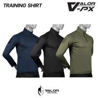ราคา Valor PX - Training Shirt เสื้อแขนยาว เสื้อยืด polyester 100% เสื้อทหาร ตำรวจ ยับยาก แห้งไว ระบายอากาศได้ดี (24388218600)