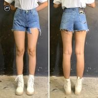 ราคา SG007 BEST SELLER กางเกงยีนส์ขาสั้นผู้หญิง Lady Denim Shorts (Gasoline & Garage) ปั๊มน้ำมันแก๊สโซลีน (SG) (13465561031)
