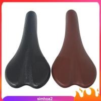 ราคา [simhoa2] อานเบาะที่นั่งจักรยานเสือภูเขา สไตล์วินเทจ ย้อนยุค กันกระแทก สีดํา (20016406590)