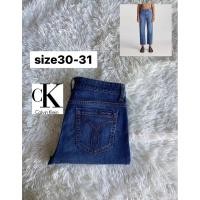 ราคา Calvin Klein Straight Jeans แท้% มือสอง (26072590371)