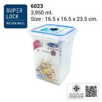 ราคา Superlock รุ่น 6023 กล่องถนอมอาหาร รุ่น Date ตั้งเวลาได้ ฝาล็อคสุญญากาศ ขนาด 3,950 มล. (9803822589)