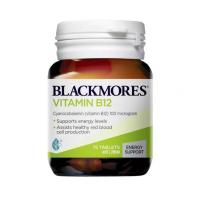 ราคา BLACKMORES แบลคมอร์ส วิตามิน บี12 75 เม็ด (28163610995)