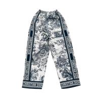 ราคา กางเกงขายาวเอวสม๊อค ลาย Dior เนื้อผ้าดีมาก *มีตำหนิรอยเย็บด้านหลัง (40811589791)