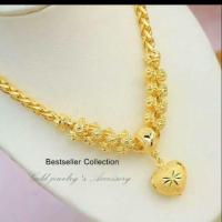 ราคา สร้อยคอระย้าลายพิกุล งานทอง5ไมครอน สวยหรูดูแพง (2754305565)