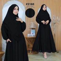 ราคา Nada Gamis Syari ชุดฮิญาบพรีเมี่ยมสีดําสําหรับผู้หญิง | ชุดเดรสซีอาริสีดําพรีเมี่ยม 5160 (42064645926)