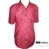 ราคา Kemeja เสื้อเชิ้ตแขนสั้นผู้ชาย เสื้อเชิ้ตผู้ชายแขนสั้นสงบ (9955865385)