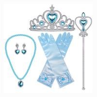 ราคา (พร้อมส่ง) เครื่องประดับเด็กเจ้าหญิง FROZEN มงกุฏ ถุงมือ คฑา เจ้าหญิงเอลซ่า (24918972700)