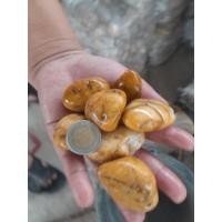 ราคา หืนกรวดแม่น้ำสีน้ำตาลอ่อน เบอร์3 น้ำหนัก 1.5 กิโลกรัม (28359255797)