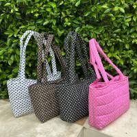 ราคา กระเป๋าลายจุด Polkadot กระเป๋านุ่มนิ่มสะพายข้าง ✨ (42768800809)