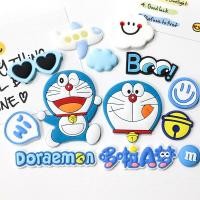 ราคา [13 ชิ้น] Diy อุปกรณ์เสริมกรณีโทรศัพท์ 3D สีฟ้าโดเรมอนเครื่องบินเมฆพีวีซีกาวอ่อนของขวัญวันเกิด (25951816974)