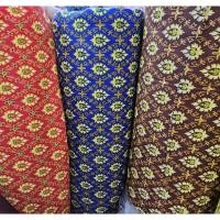 ราคา ผ้าเมตรลายไทย ลายดอกพิกุล หน้ากว้าง45นิ้ว(115ซม.)ใช้ตัดผ้าถุงได้ ทำผ้าปูเตียงนวดได้ (27708989190)