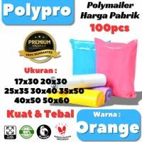 ราคา พรีเมี่ยมส้มโพลีเมลเลอร์สีมัน / พลาสติกบรรจุออนไลน์ / หนาแข็งแรง / 100 ชิ้น (25747140819)