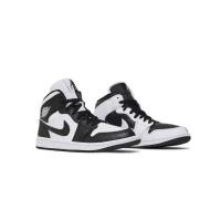 ราคา ♞,♘(พร้อมส่ง ของแท้100%) AIR JORDAN 1 MID HOMAGE BLACK WHITE( W) TRD (42503996662)