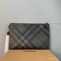 ราคา BURBERRY BURBERRY Mens Coin Purse Handbag Leather Zipper Storage Bag Key Case 80145251 (41970772028)