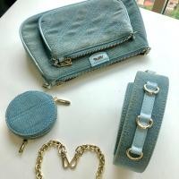 ราคา JASPAL แท้100% กระเป๋าสะพายผ้ายีนส์ (สภาพใช้งาน) (7276934090)