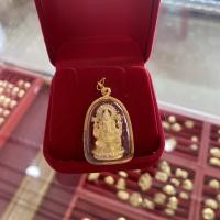 ราคา จี้พระพิฆเนศวร (สำหรับสร้อย 1บาทลายโปร่ง-2บาท) พระแท้ เลี่ยมทองคำแท้90% (มีใบรับประกันทอง) (18742766868)