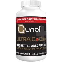 ราคา โคคิวเทน ยี่ห้อ Qunol Ultra CoQ10 - 100% Coq10 100mg 120เม็ดสุดคุ้ม 3X Better Absorption Coenzyme Q10 (15048865405)
