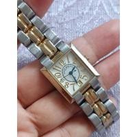 ราคา Louis Morais Paris 23K GP นาฬิกามือสองสุภาพสตรี ทรงเหลี่ยม (40307664364)