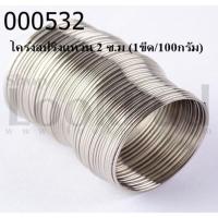 ราคา โครงสปริงแหวน 2 ซ.ม (1ขีด/100กรัม) (14881039989)