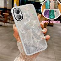 ราคา กรณี OPPOA 60 Bling Feather รูปแบบปกหลังสําหรับ OPPO A60 A79 A78 A58 A38 A18 60 เคสโทรศัพท์ CPH2631 โปร่งใส Glitter Soft TPU ซิลิโคนเลนส์กล้องป้องกัน OPPOA60 OPPOA79 (28250694885)