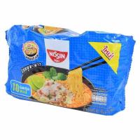 ราคา Nissin นิสชิน บะหมี่กึ่งสำเร็จรูป หมูมะนาว 60 กรัม แพ็ค 10 (5386792944)
