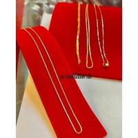 ราคา KMDGold สร้อยคอทอง1สลึง ลายงาน2สีทองคำขาว ทองแท้ขายได้จำนำได้ พร้อมใบรับประกัน (26173425215)