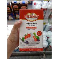 ราคา ecook ฝรั่งเศส ครีมแท้ ชนิด วิปปิ้งครีม ยูเอชที 35.1% v president professionnel whipping cream whipping & cooking 1L (5671721673)