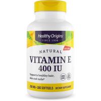 ราคา Healthy Origins Natural Vitamin E 400 IU 180 Softgels (2612349372)
