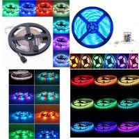 ราคา ไฟ ไฟเส้น LED SMD รุ่น2835 / รุ่น5050 RGB 5 เมตร กันน้ำ พร้อมรีโมท หม้อแปล ไฟตกแต่งบ้าน ไฟประดับ (3236423803)