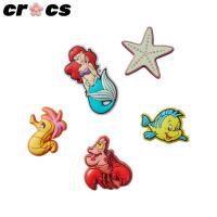 ราคา รองเท้า Crocs Zhibixing อุปกรณ์เสริม รองเท้ารูดอกไม้ ชุดเจ้าหญิงแอเรียลห้าชิ้น DIY รองเท้าดอกไม้น่ารัก ซีรีส์การ์ตูนเด็กดิสนีย์ (28880827748)