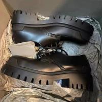 ราคา Balenciaga 2024รองเท้าหนังลำลองแบบใหม่ฤดูร้อน INS British ik11สำหรับผู้ชาย (26856335898)