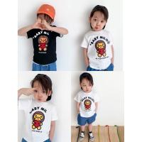 ราคา ️ พรีเมี่ยม 1:1 AAPE A BATHING APE BAPE Baby Milo Kids Unisex Special Limited Logo Printing Tshirt (43013818519)