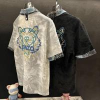 ราคา สถานียุโรปแสงหรูหราแฟชั่นเสื้อโปโลผู้ชายด้านบน 2025 ฤดูร้อนสไตล์ใหม่เสือ ไซโก้ ปักโปโลแขนสั้น 720.7 (43867506230)