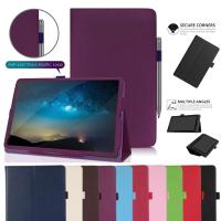 ราคา Flip กรณีแท็บเล็ตสําหรับ Samsung Galaxy Tab A A6 10.1 (2016) T580 Funda PU หนังสมาร์ทสําหรับ Tab A8 10.5 A7 Lite Slim พับลิ้นจี่สไตล์ Funda กรณี Capa (40318943102)