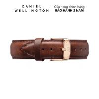 ราคา สายนาฬิกาหนัง Daniel Wellington 18mm พร้อมหัวเข็มขัดสีโรสโกลด์ - สําหรับนาฬิกา Classic 36mm (29472285766)