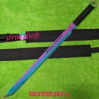 ราคา อุปกรณ์เดินป่า มีด มีดยาว มีดสปาต้า มีดเดินป่า มีดดาบ COLD STEEL รุ่น SK-9 รุ้ง ใบมีดไทเท (24512630538)