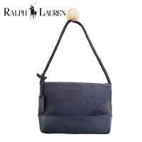 ราคา BRAND:RALPH LAUREN Vintage RALPH LAUREN LRL Shoulder Bag Black Fabric & Leather Handbag (20677995203)