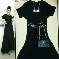 ราคา แมกซี่เดรสตัวยาว เนื้อผ้ายืดเรย่อนยังดี (82394025)