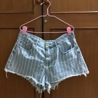 ราคา กางเกงขาสั้นยีนส์มือสอง แบรนด์ zara (6544476244)